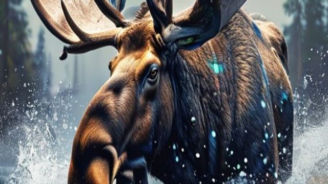Tragic Moose Collision Claims Lives of Two Near Aquaforte
