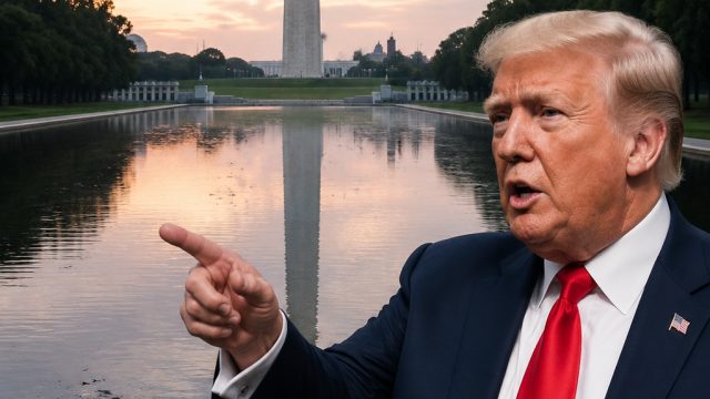 Trump's Claims of Reflecting Pool Vandalism Spark Controversy